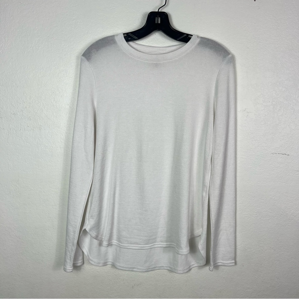Banana Republic luxespun comfort white long sleeve medium